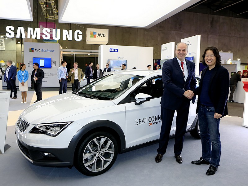 Samsung a Seat - aliance pro konektivitu